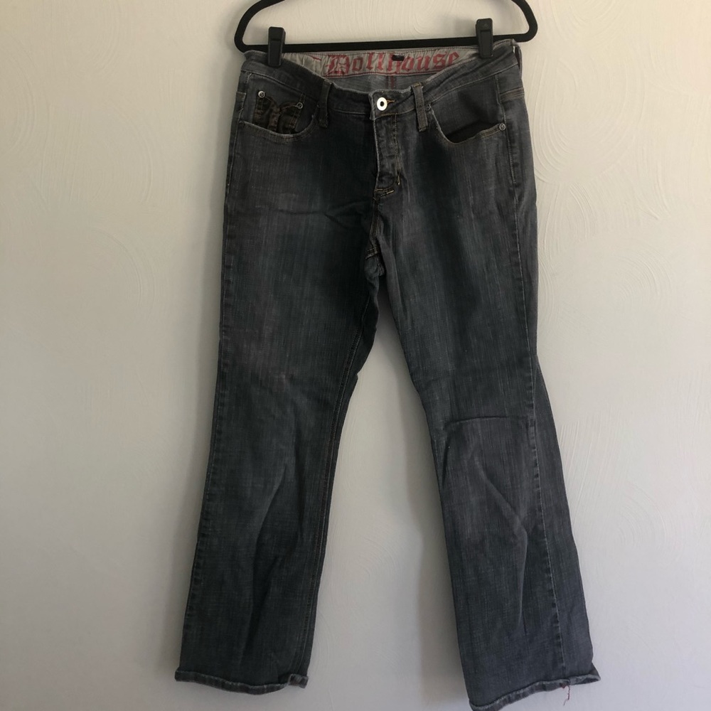 3/$21 🍭 Black denim Y2K boot cut jeans